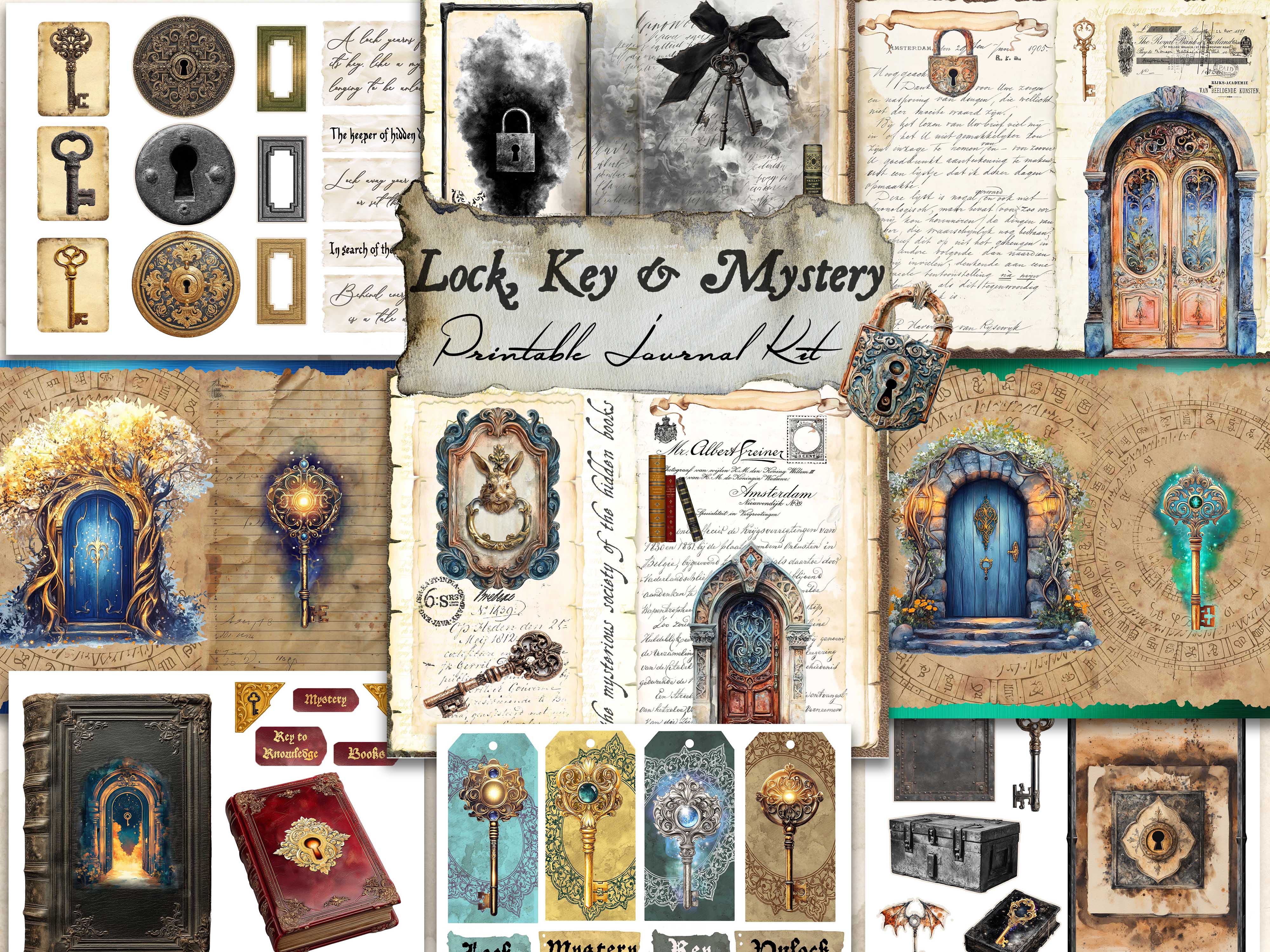 Lock & Key Digital Journal Kit