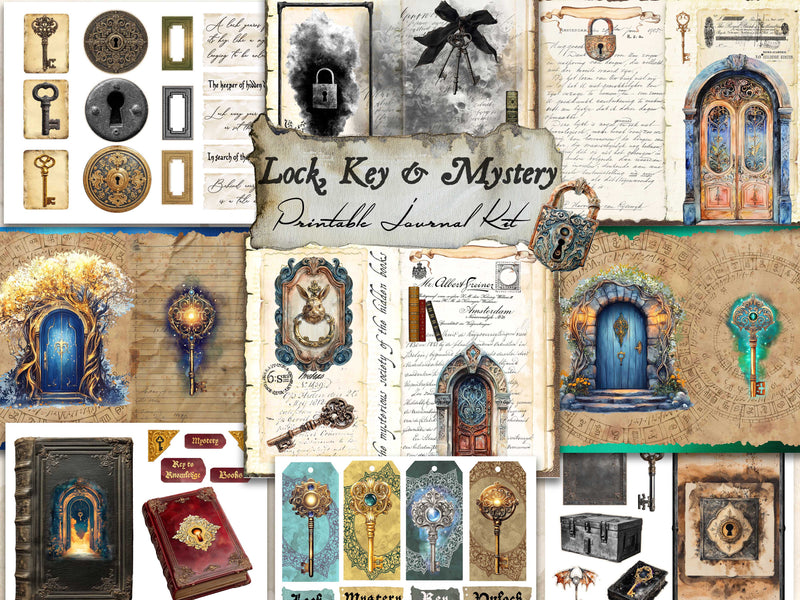 Lock & Key Digital Journal Kit