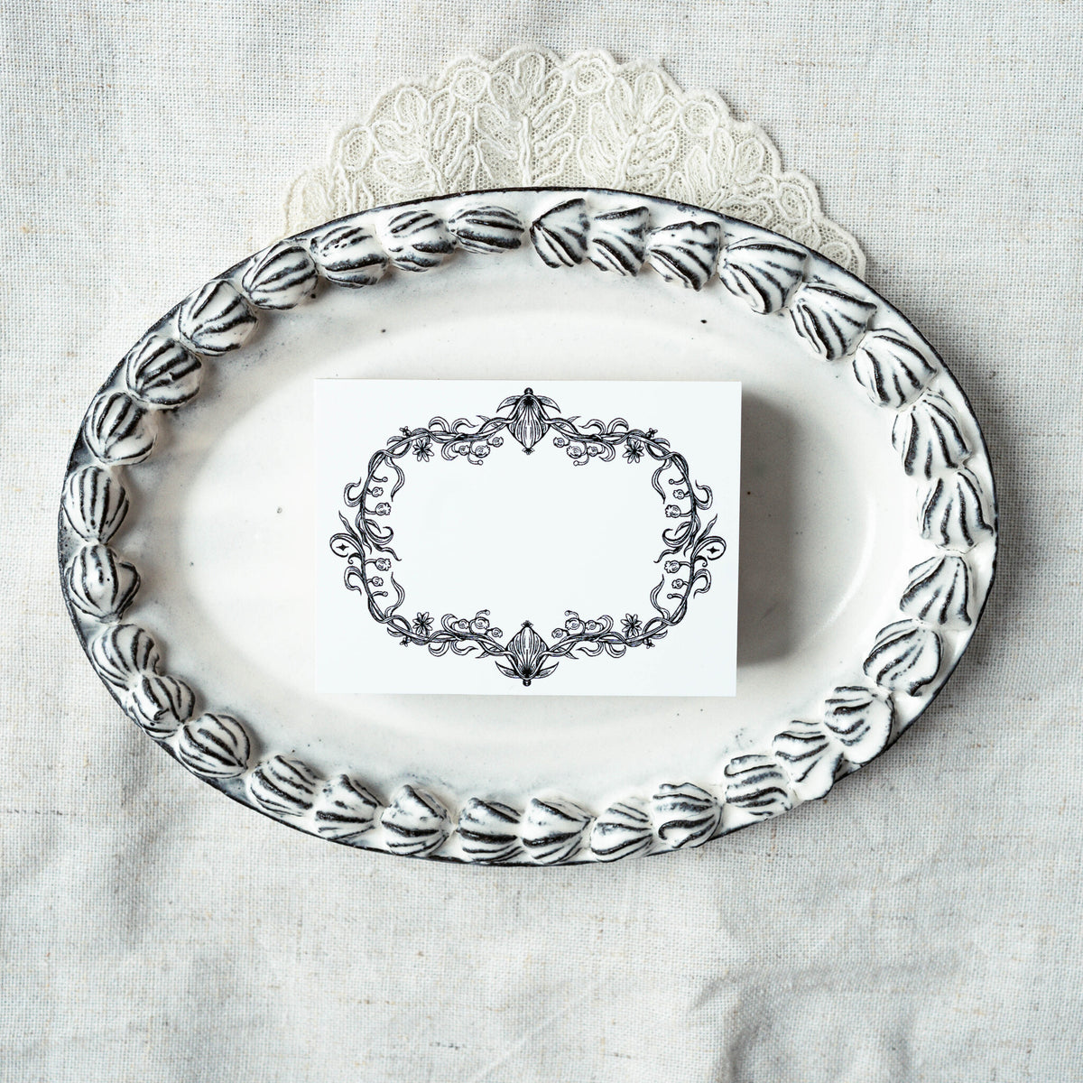 Blessing of the Lily of the Valley, stamped impression