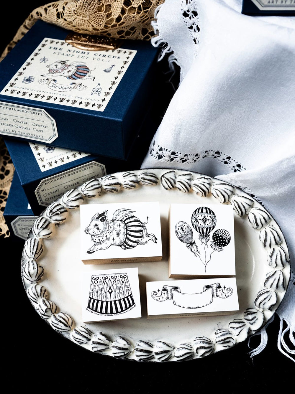 The Maze Circus Stamp Set