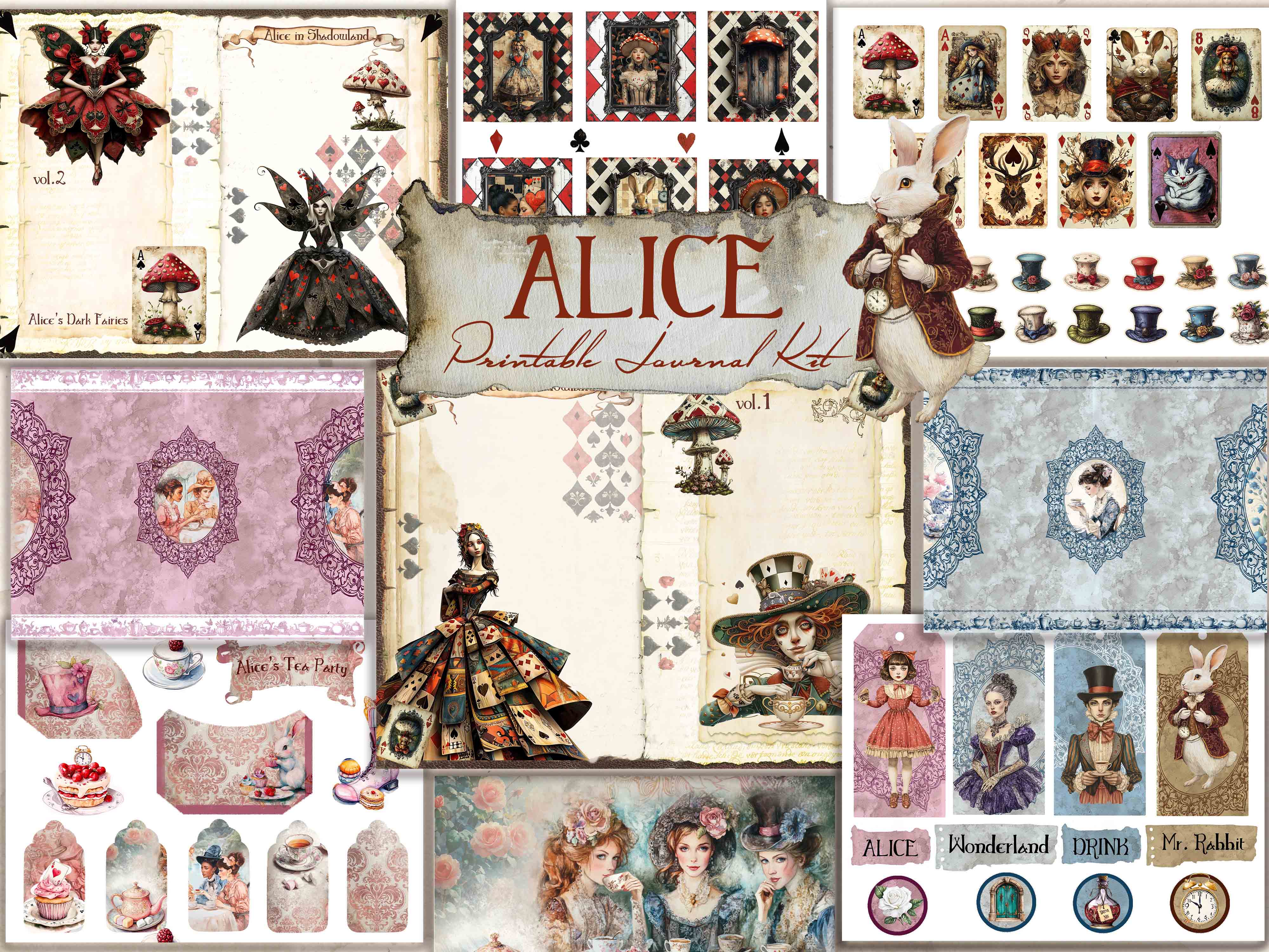 Alice Digital Journal Kit