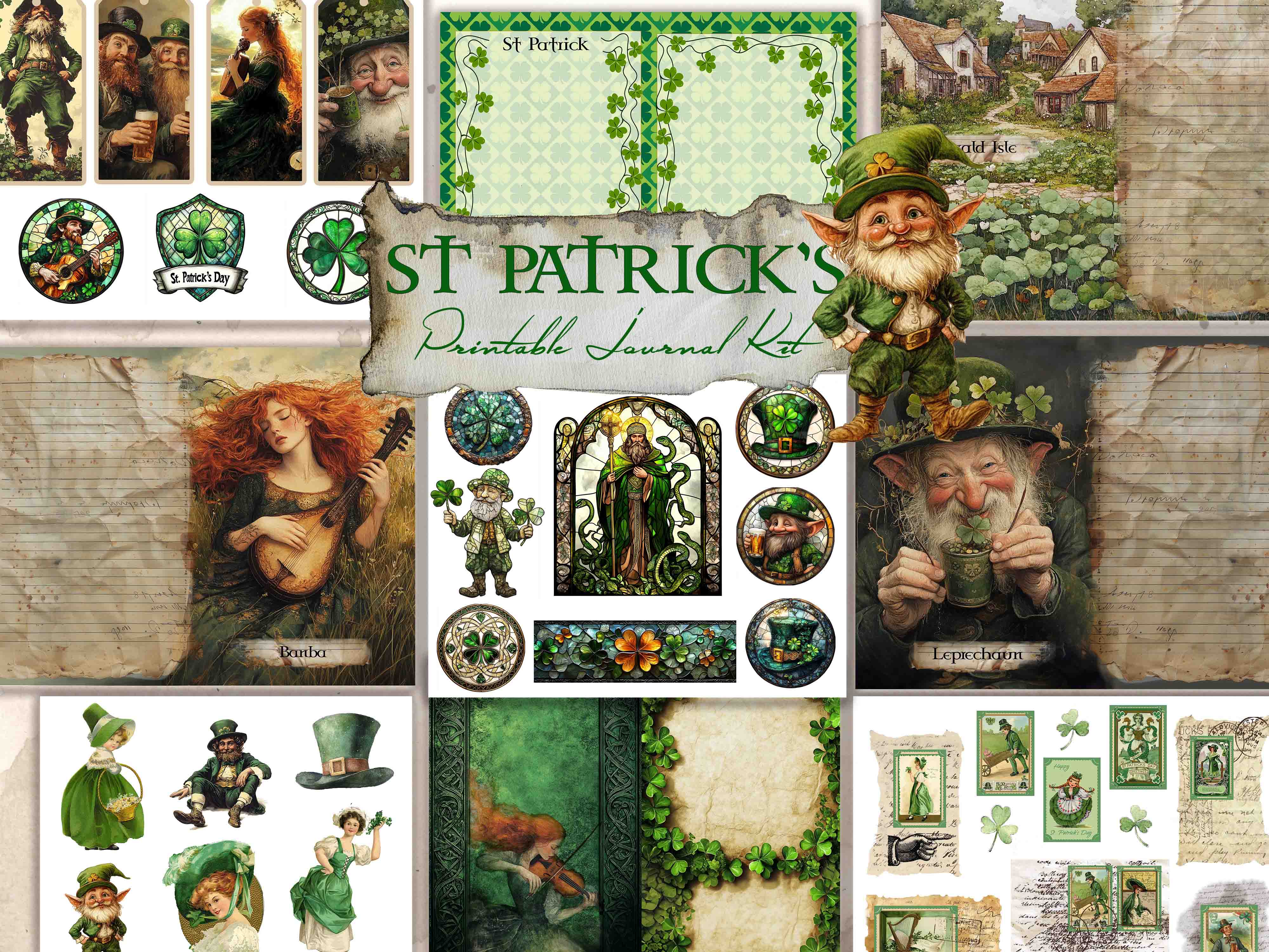 St Patrick's Digital Journal Kit