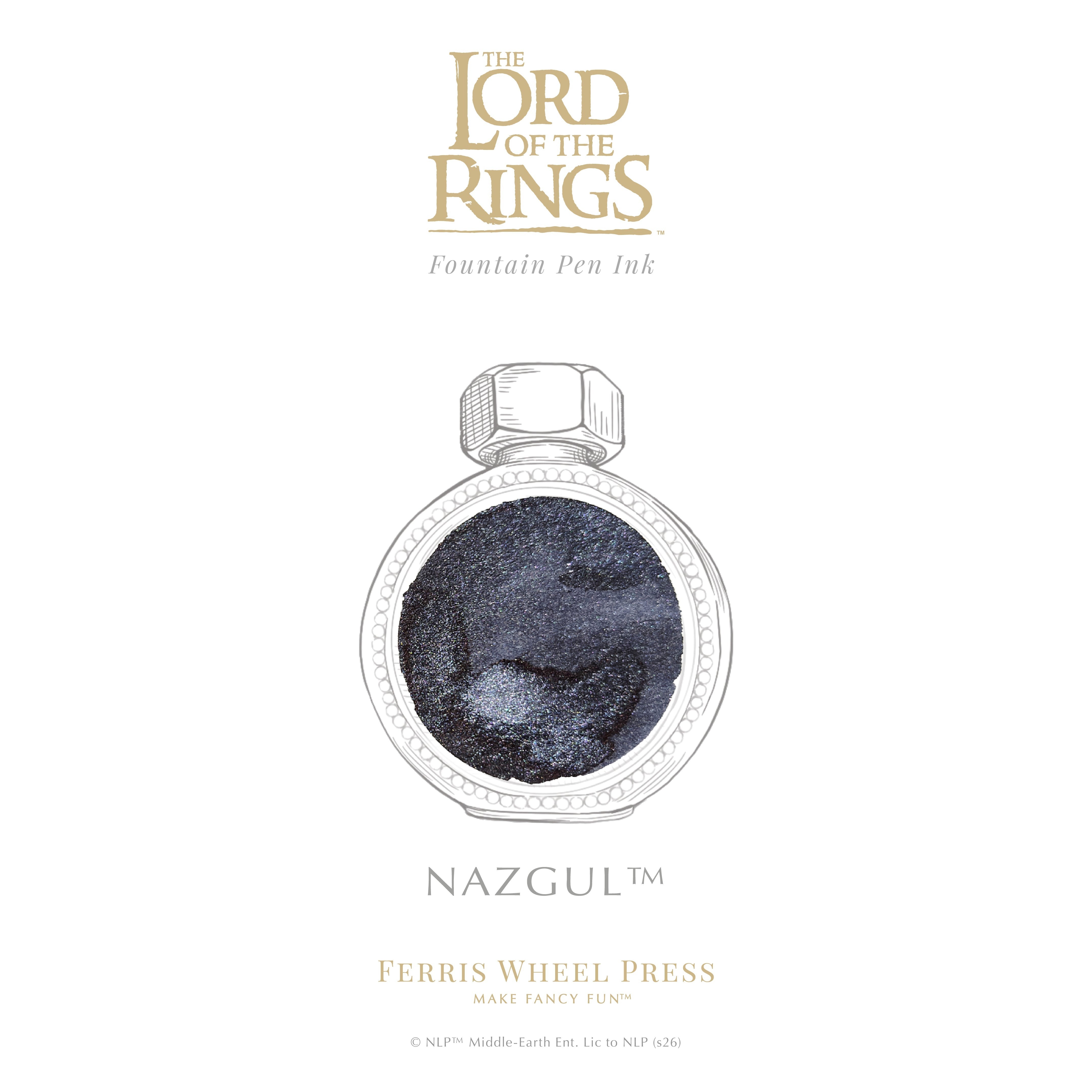 Fountain Pen Ink - Nazgûl - ink swatch