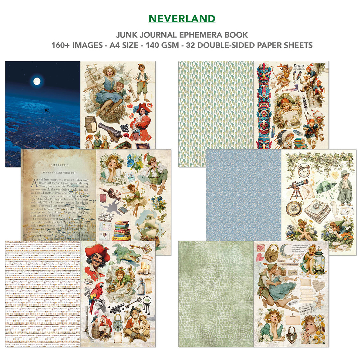 Neverland Ephemera Book