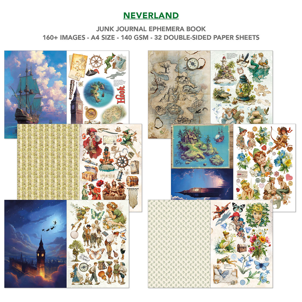 Neverland Ephemera Book