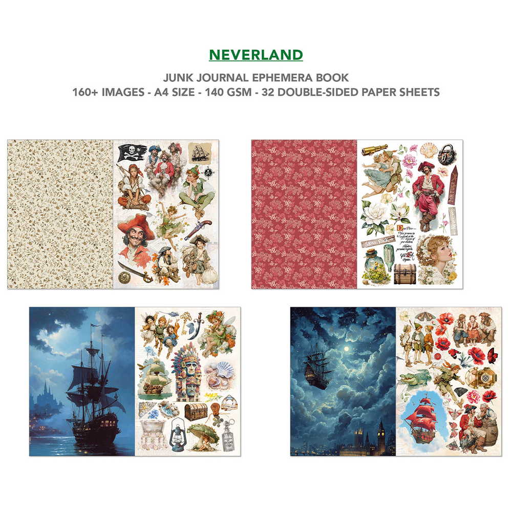 Neverland Ephemera Book