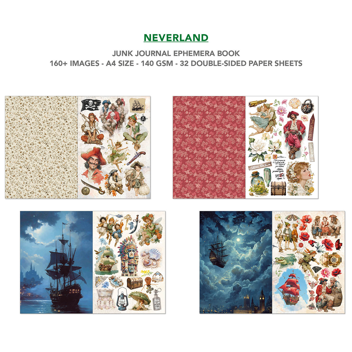 Neverland Ephemera Book