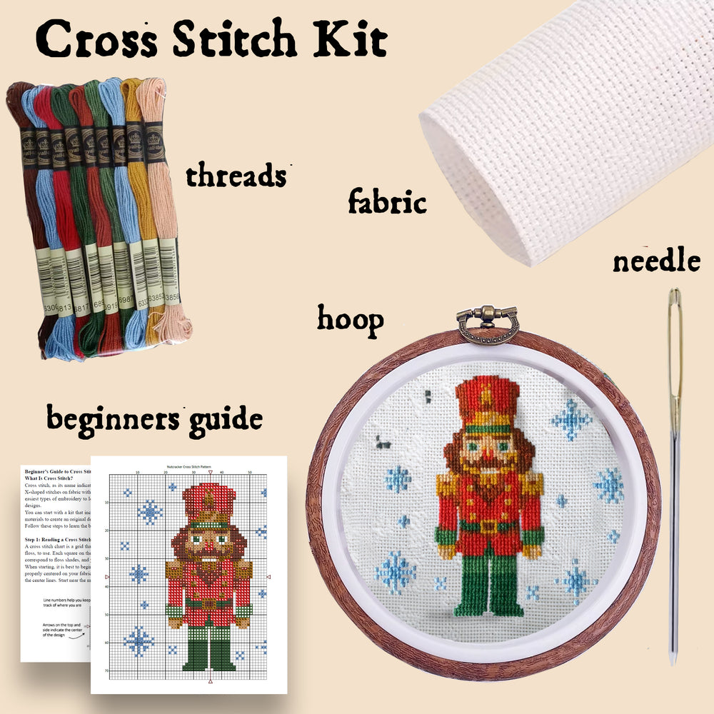 The Nutcracker Cross Stitch Kit
