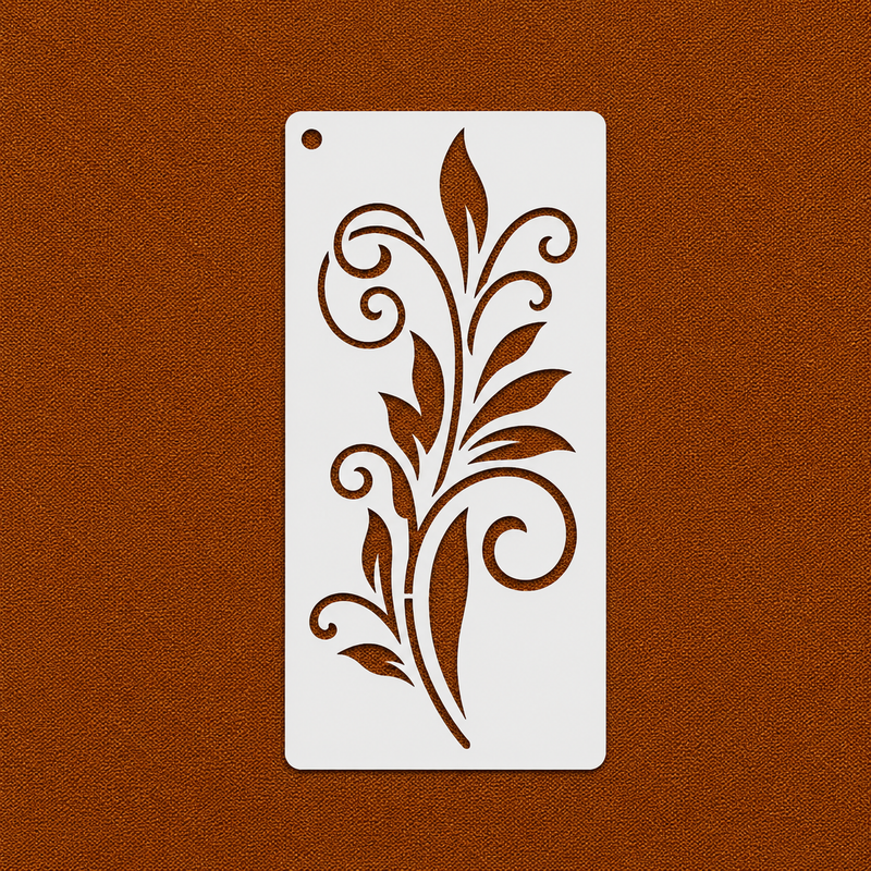 Ornamental Vine Stencil
