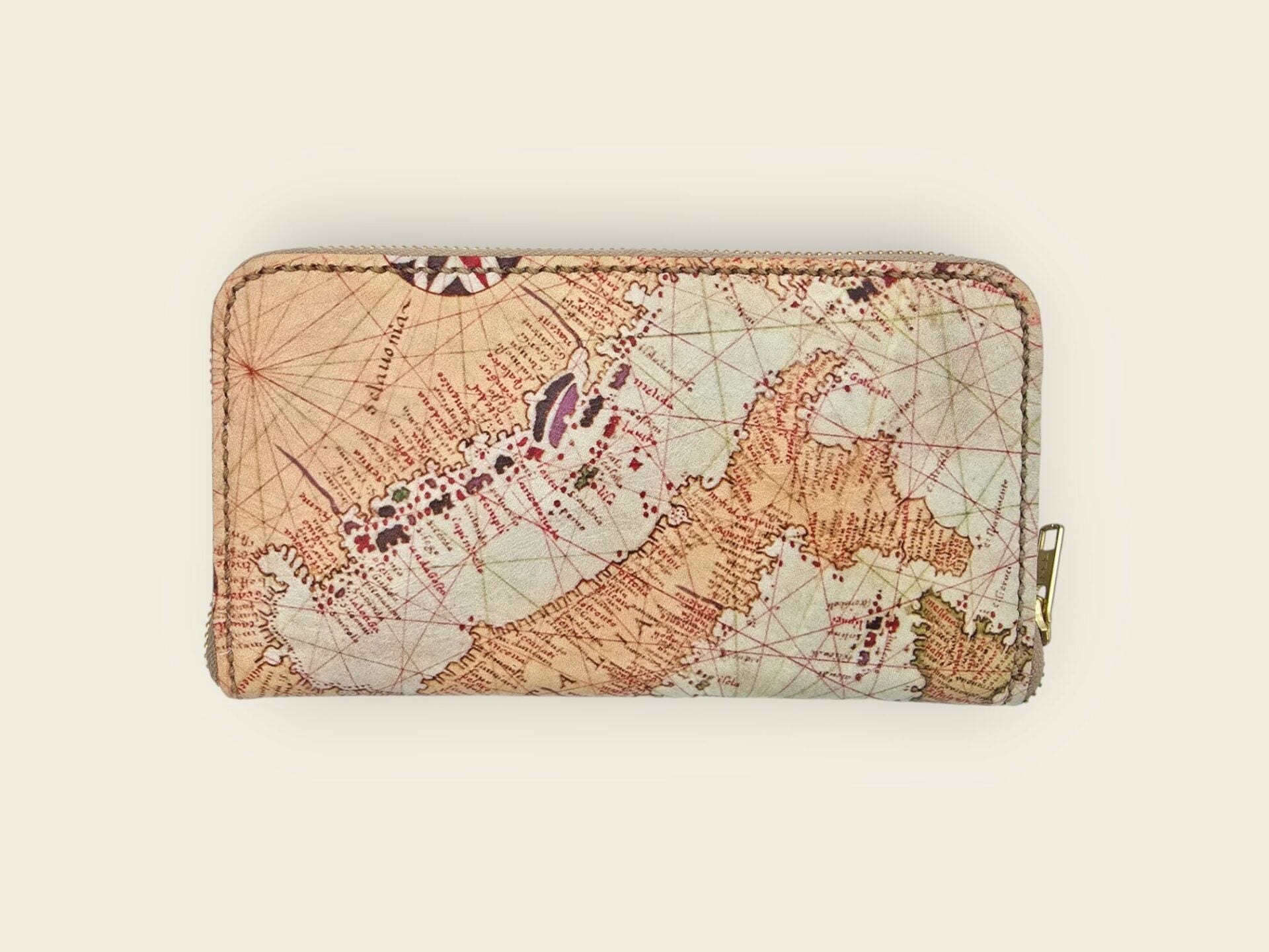 Zipper Wallet – Map