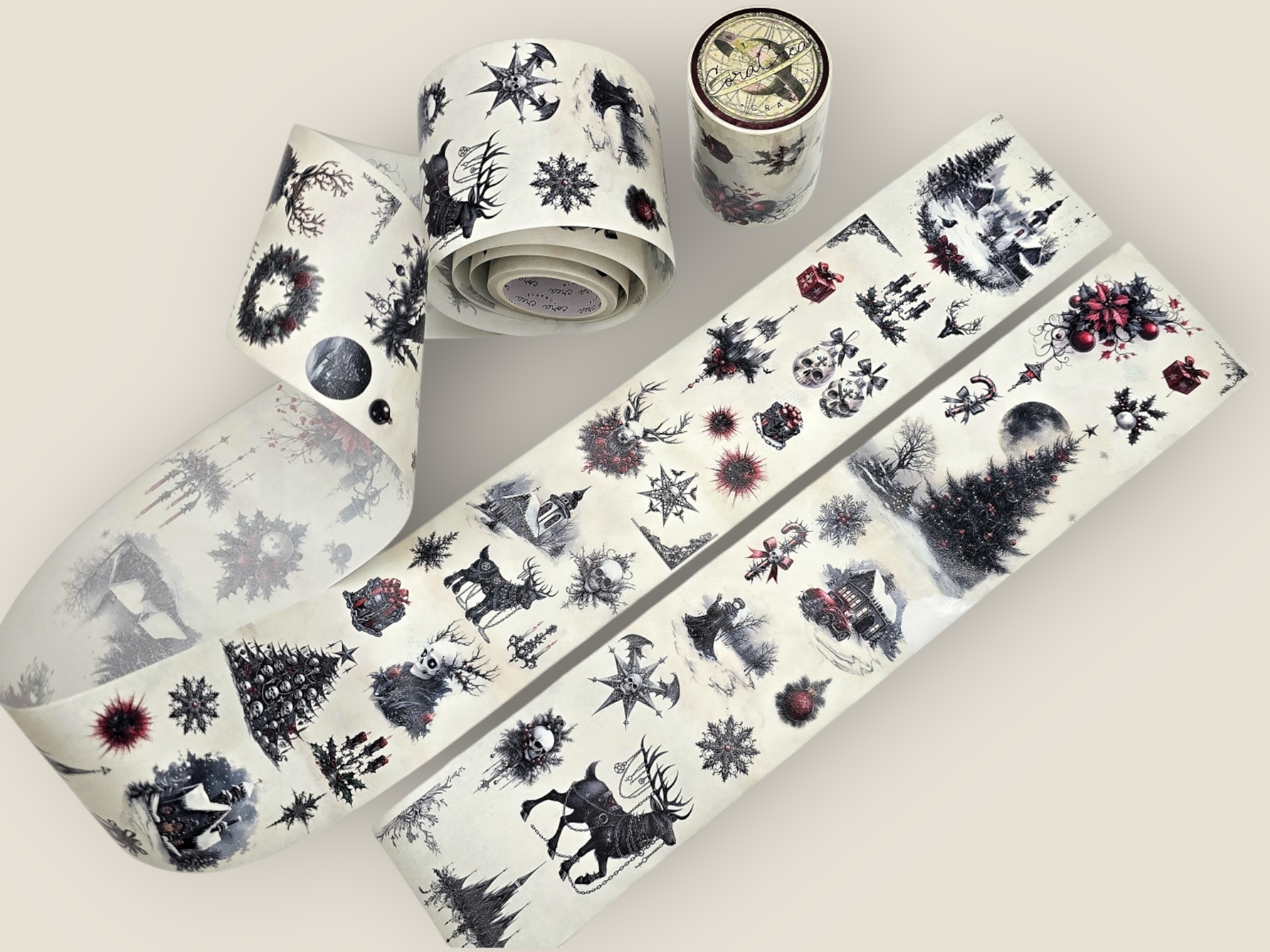 Christmas Gothic Washi Tape