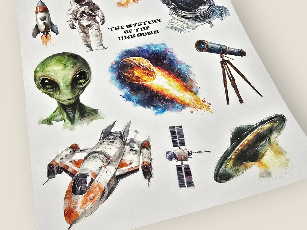 Going To Space Sticker Sheet