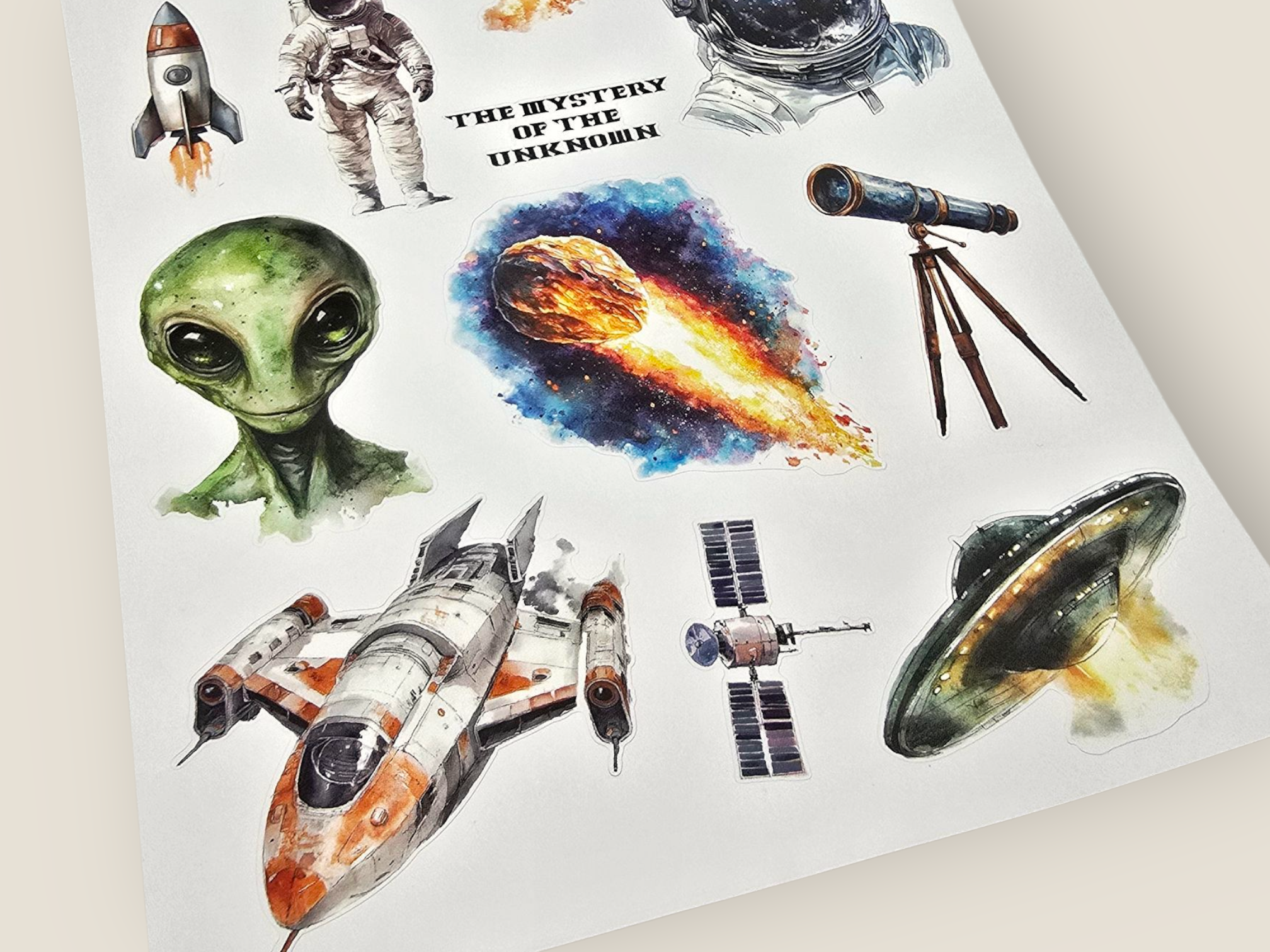 Going To Space Sticker Sheet