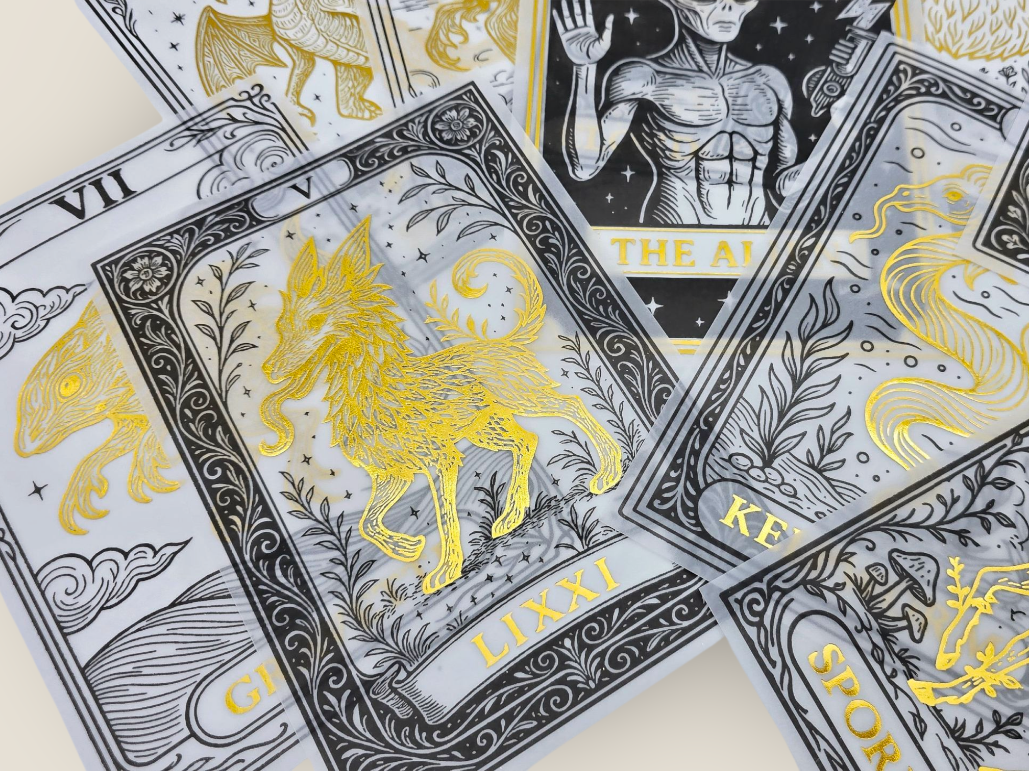 Space Creature Foil Vellum Set