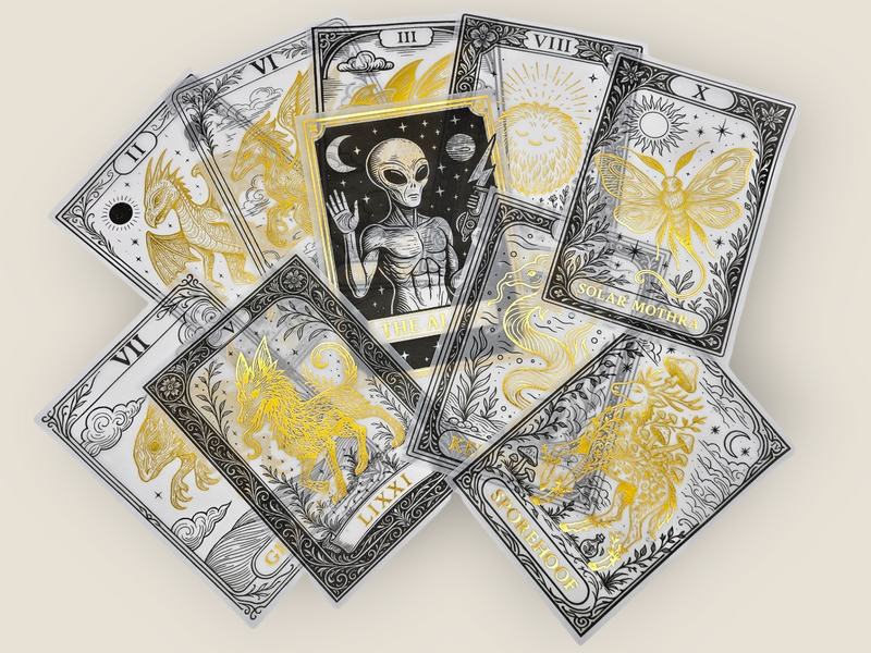 Space Creature Foil Vellum Set