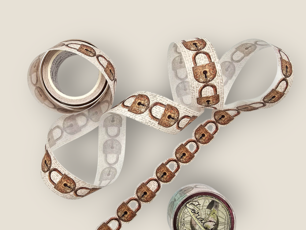 Lock Cutout Washi Tape