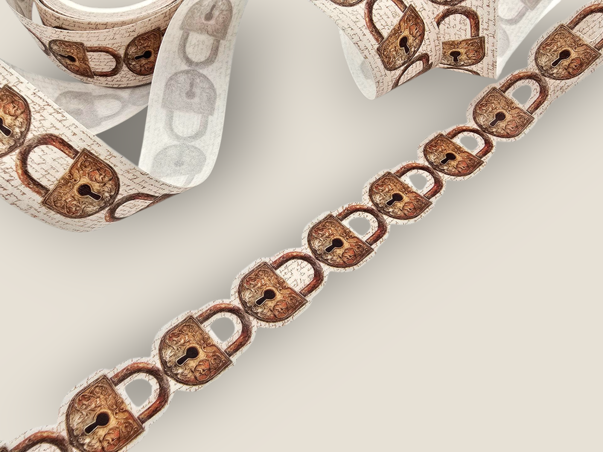 Lock Cutout Washi Tape
