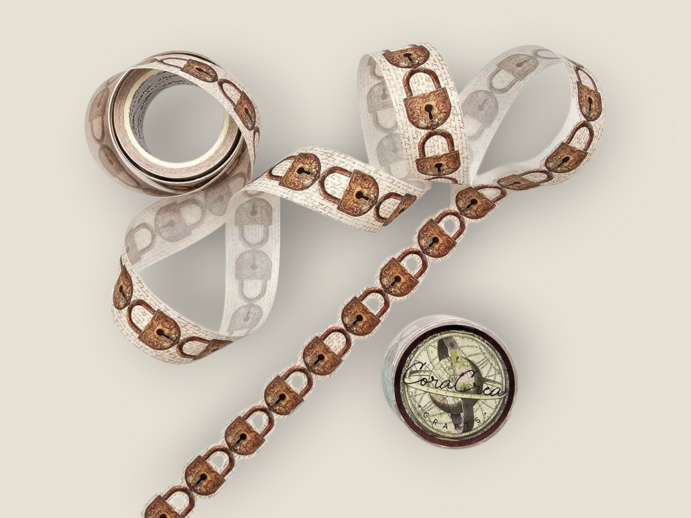 Lock Cutout Washi Tape