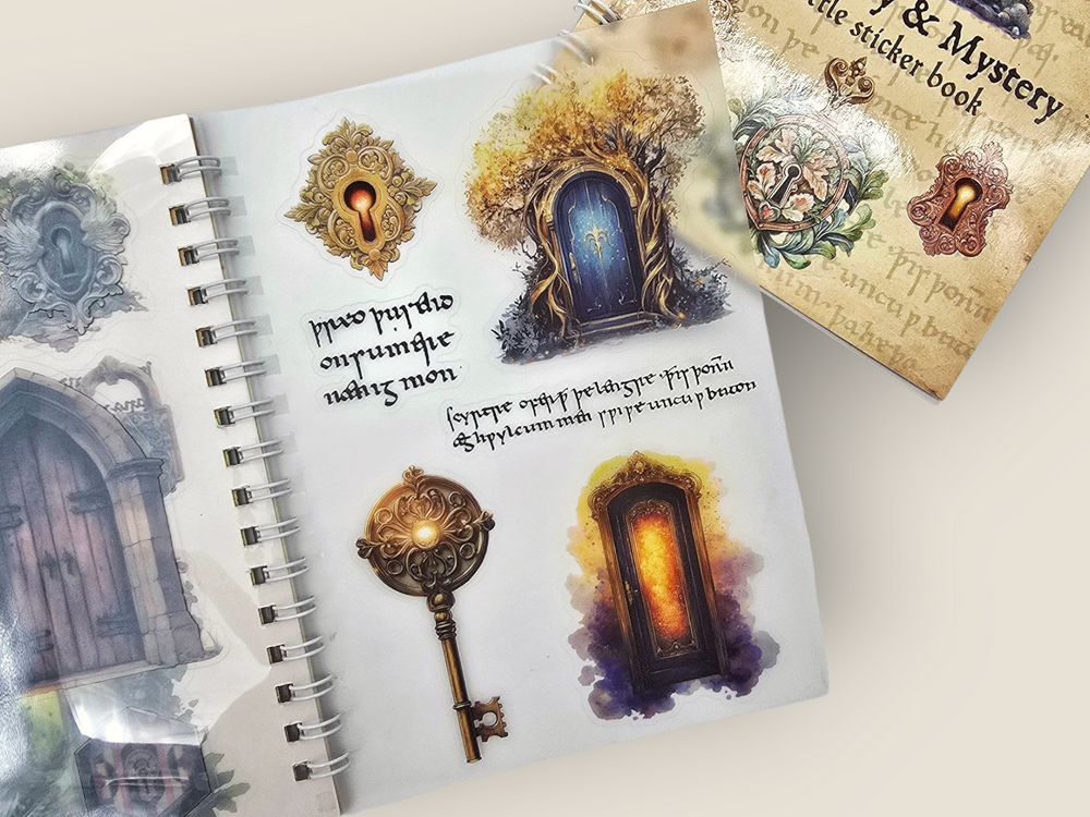 Lock & Key Sticker Book