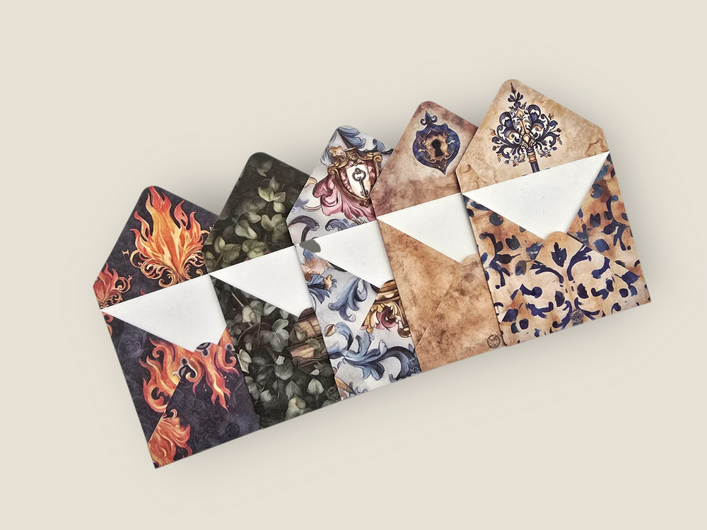 Keys Small Square Envelope Set
