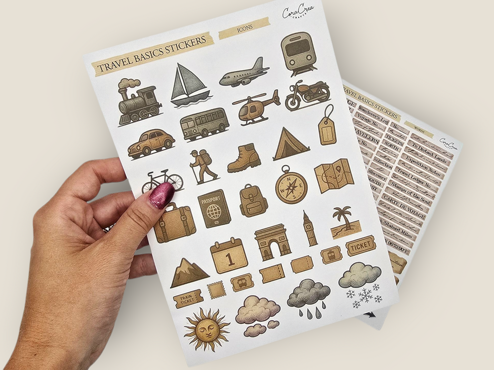 Travel Basic Stickers