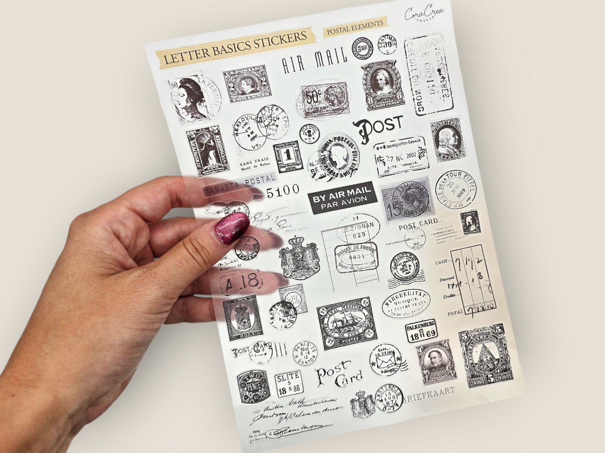 Amazon Basic Sticker Letter Basic Stickers — Sticker Sheets | CoraCreaCraft