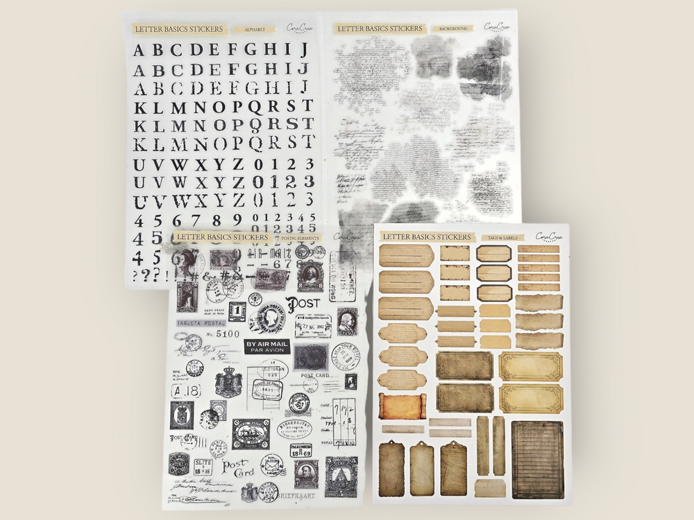 Letter Basic Stickers