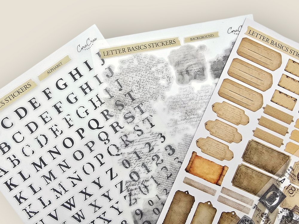 Letter Basic Stickers