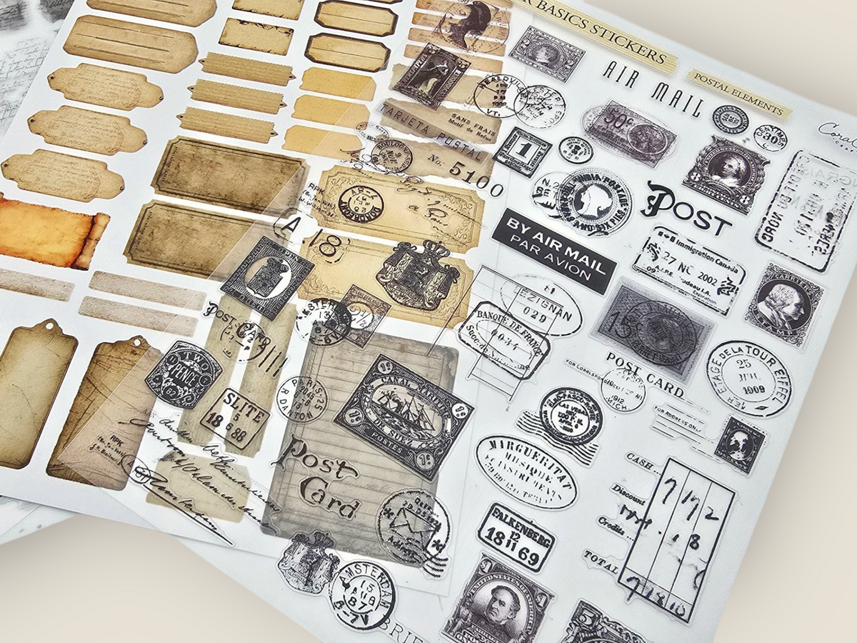 Amazon Basic Sticker Letter Basic Stickers — Sticker Sheets | CoraCreaCraft