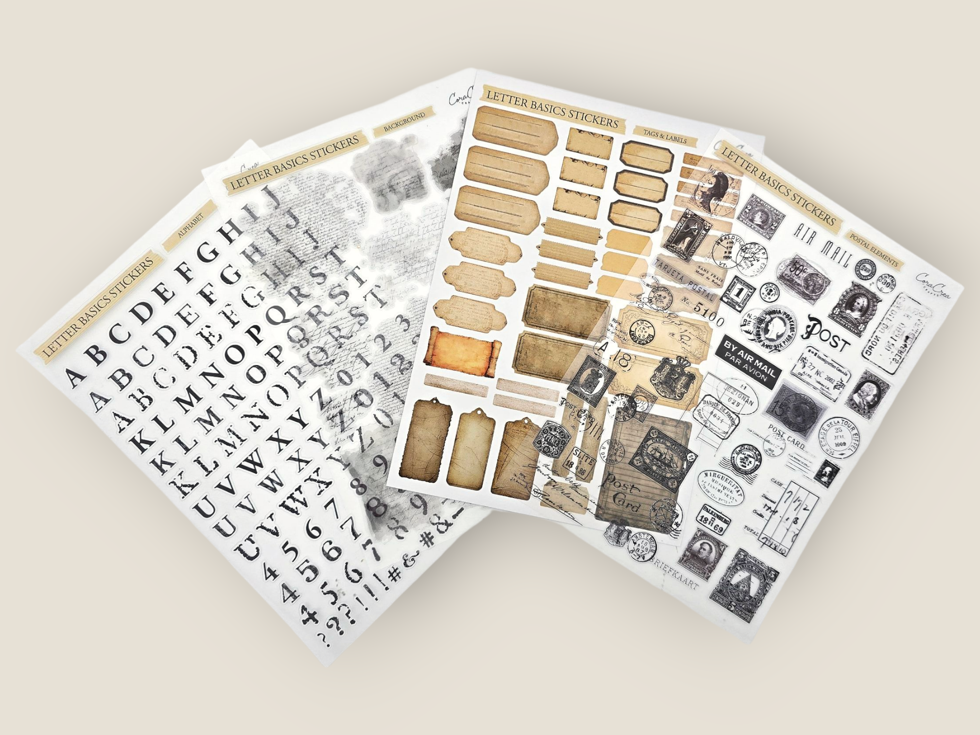 Letter Basic Stickers