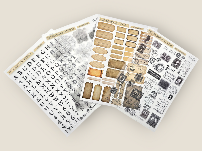 Letter Basic Stickers