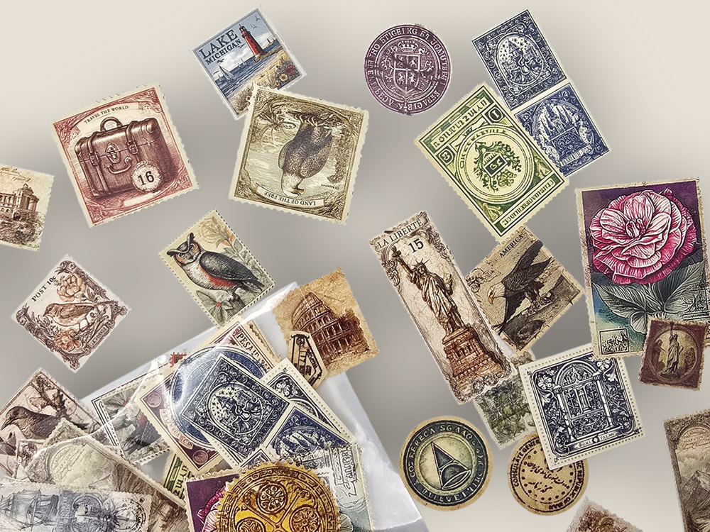 Stamps Paper Cutouts