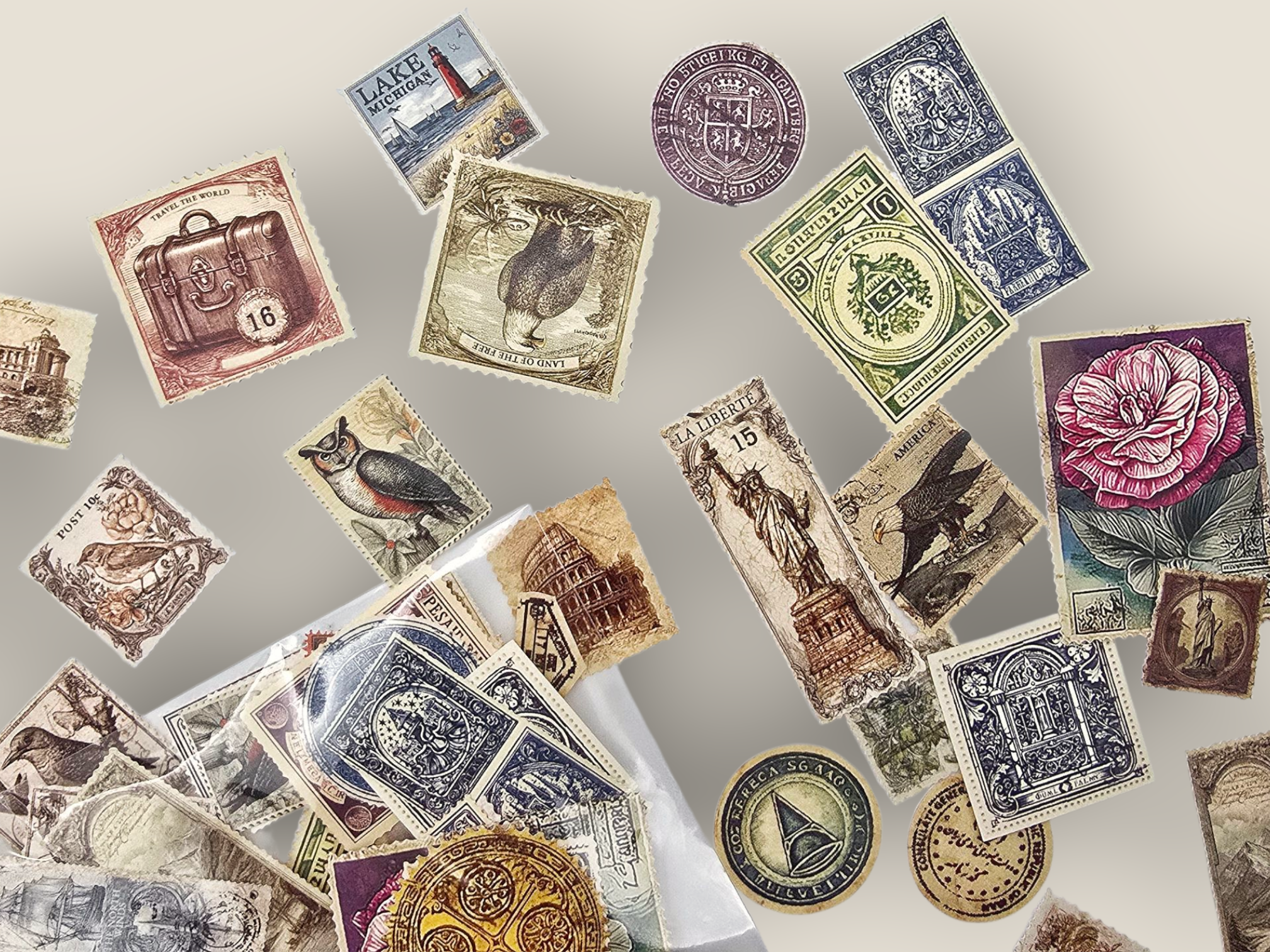 Stamps Paper Cutouts