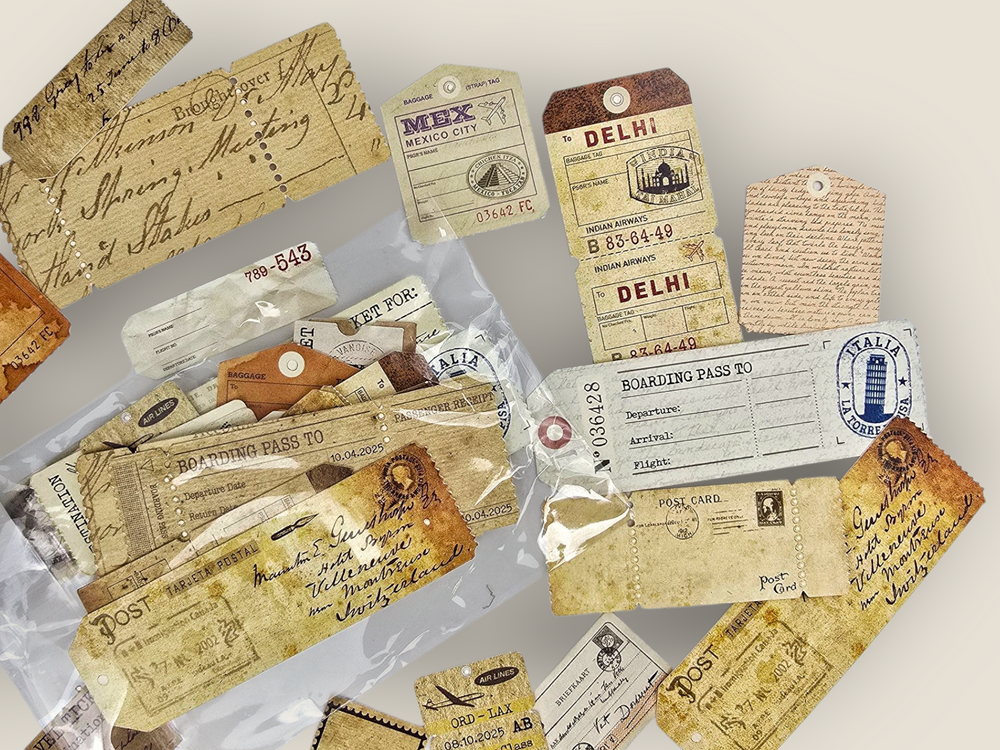 Tickets & Tags Cardstock Cutouts