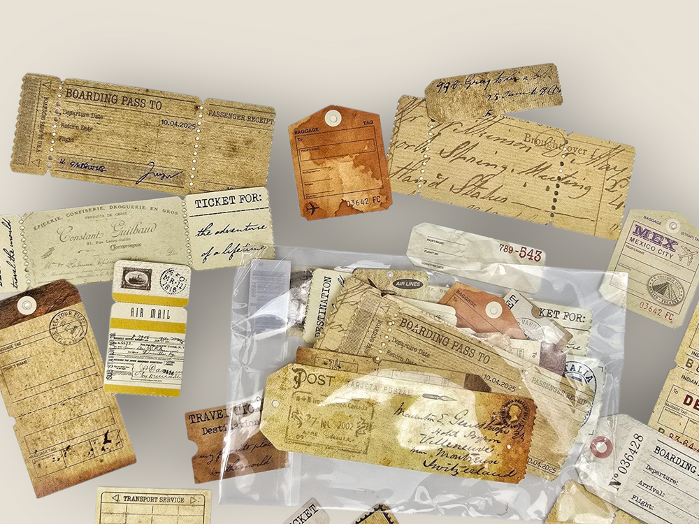 Tickets & Tags Cardstock Cutouts