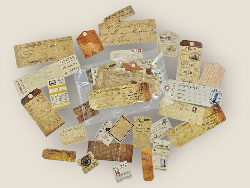 Tickets & Tags Cardstock Cutouts