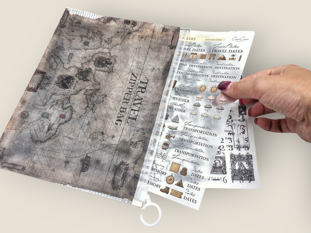 Travel Zipper Envelope