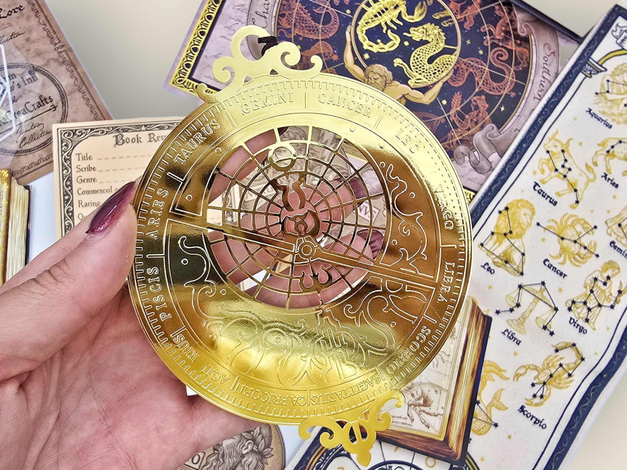 Astrolab Metal Bookmark