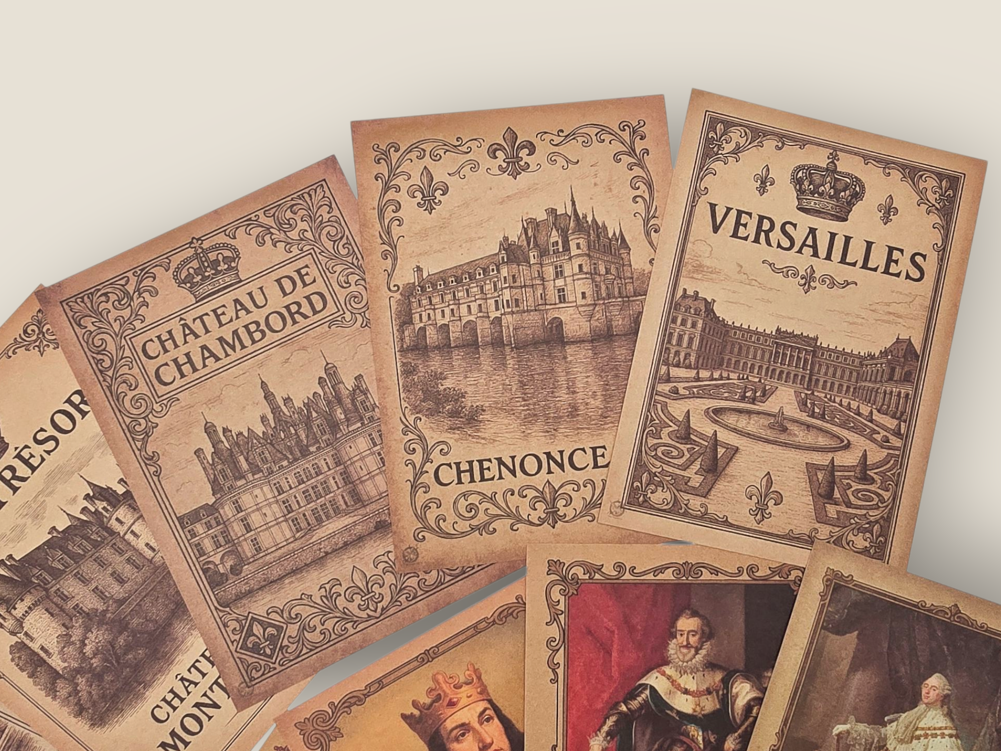 French Royalty Paper Set