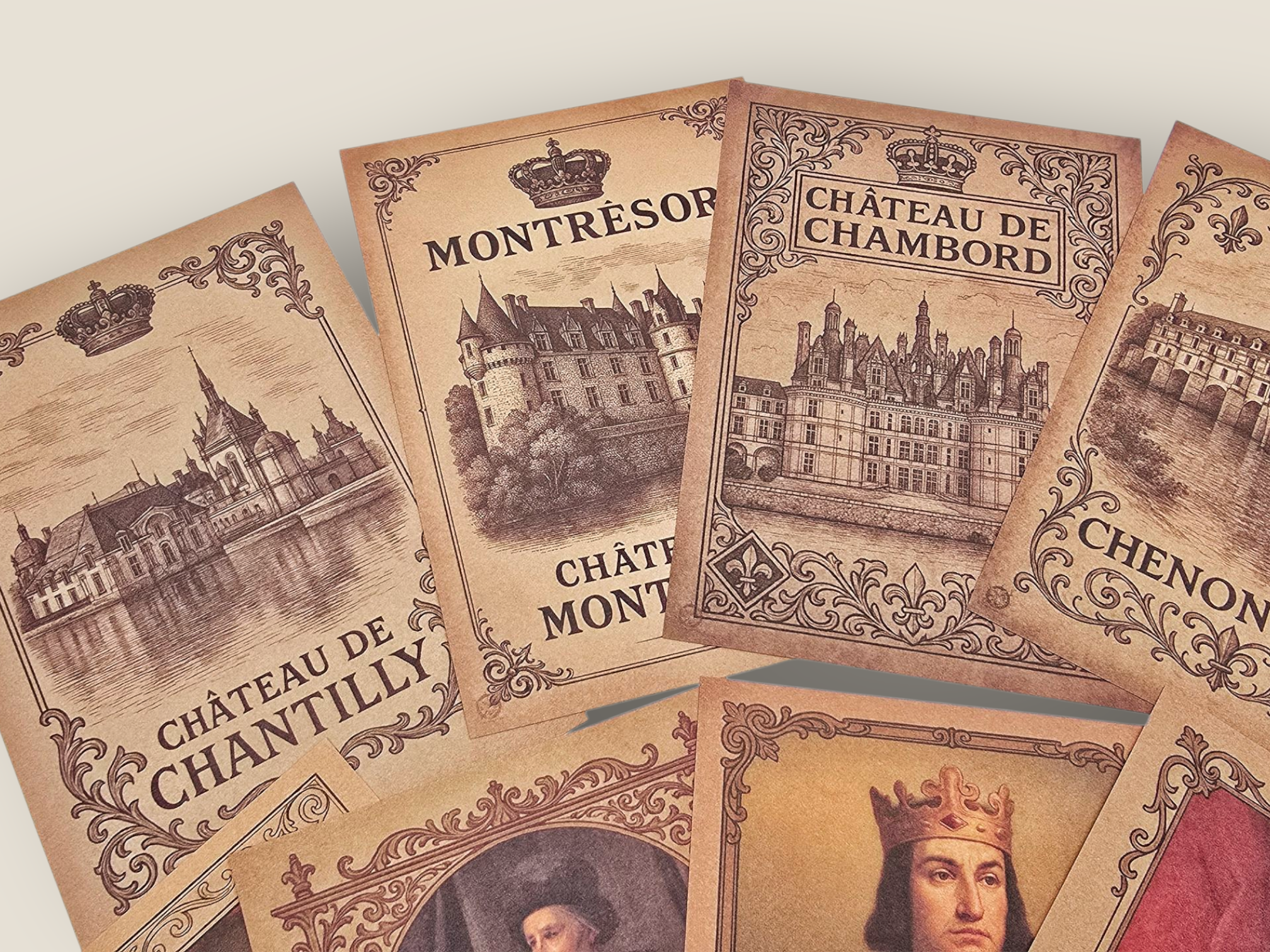 French Royalty Paper Set