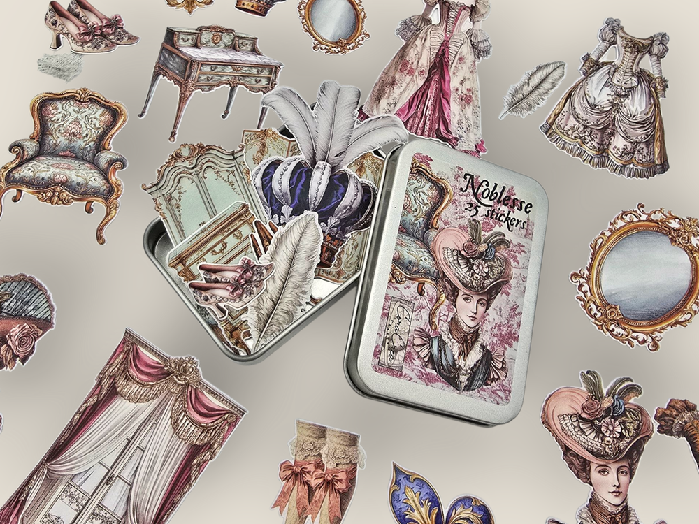 Noblesse Sticker Tin Box