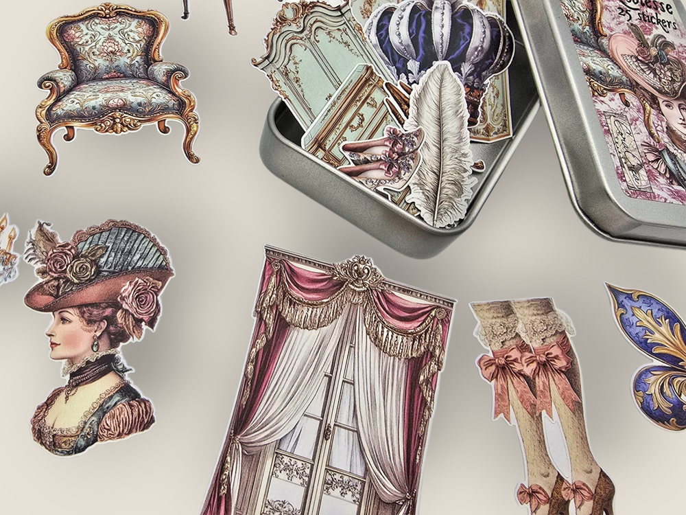 Noblesse Sticker Tin Box