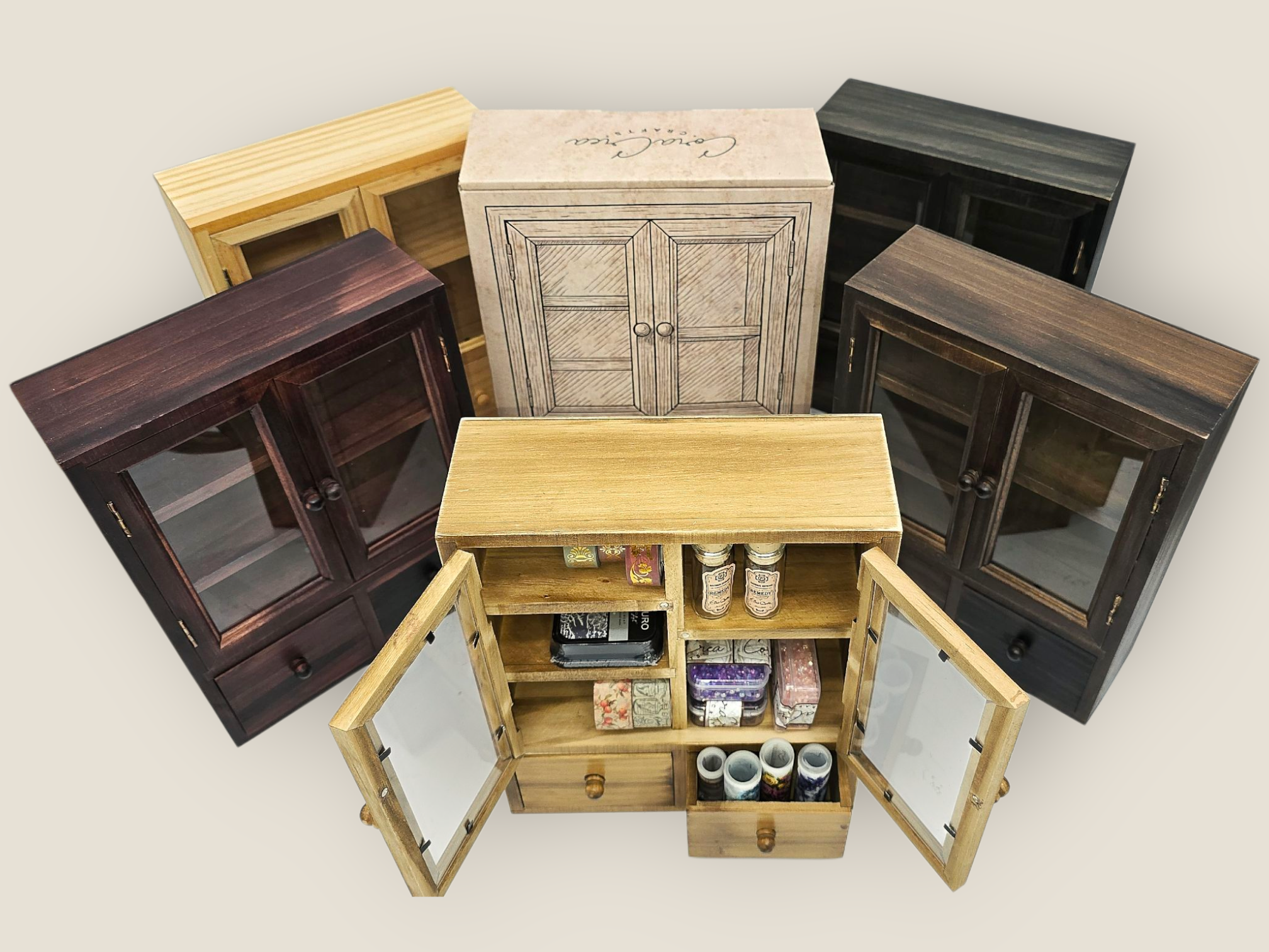 Mini Wooden Cabinet