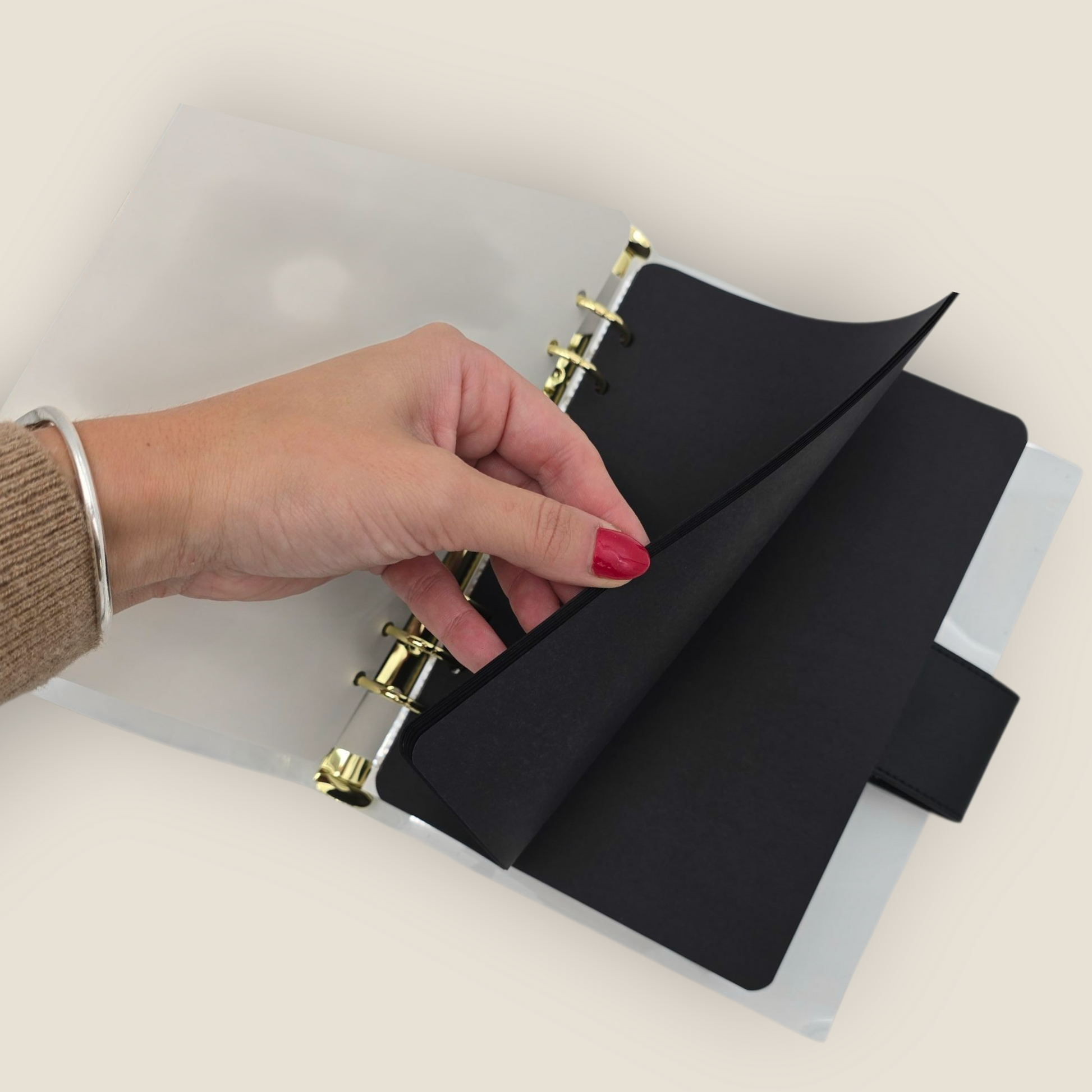 A5 Paper Inserts (Cream & Black)