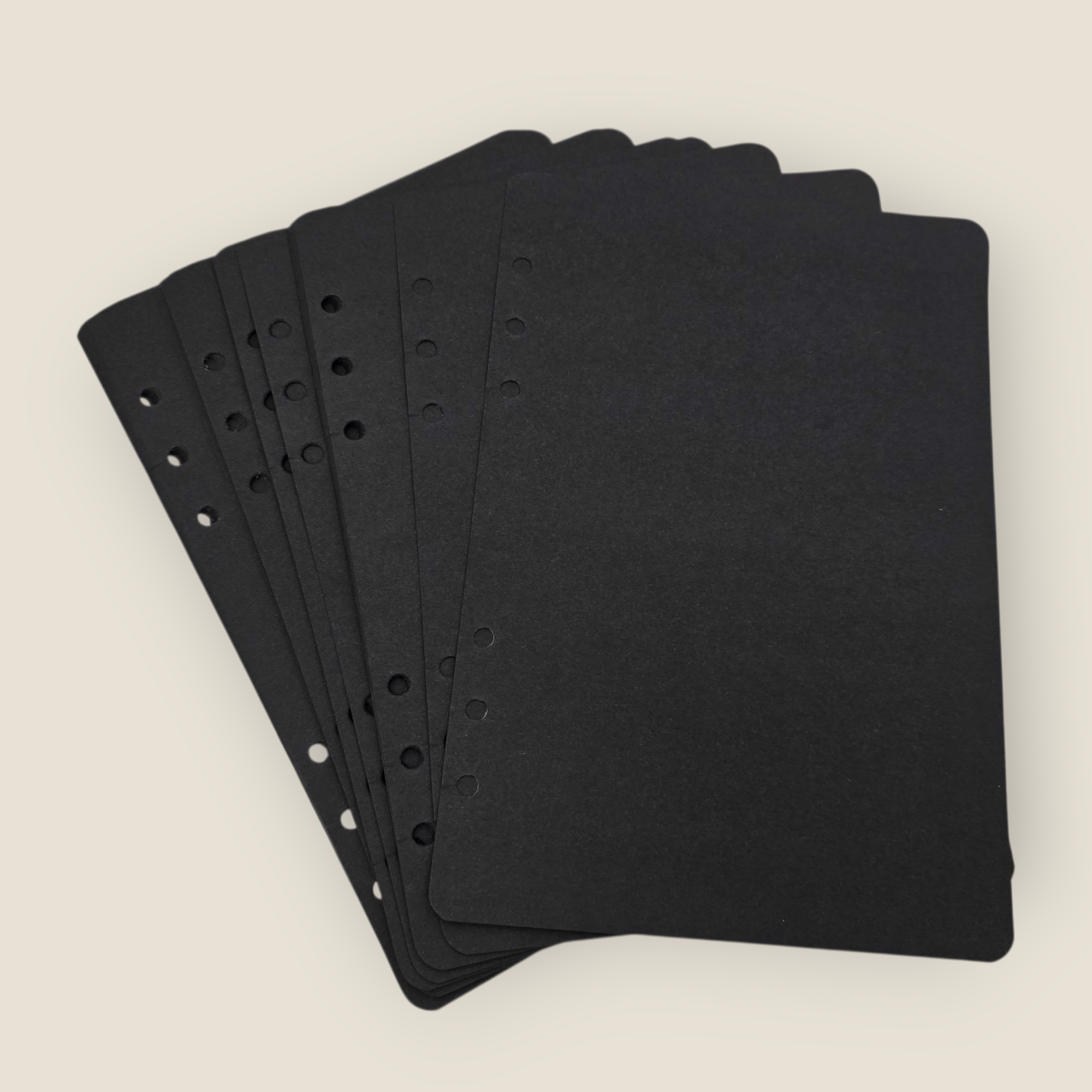 A5 Paper Inserts (Cream & Black)