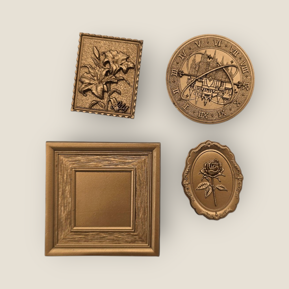 Vintage Faux-Wax Stickers