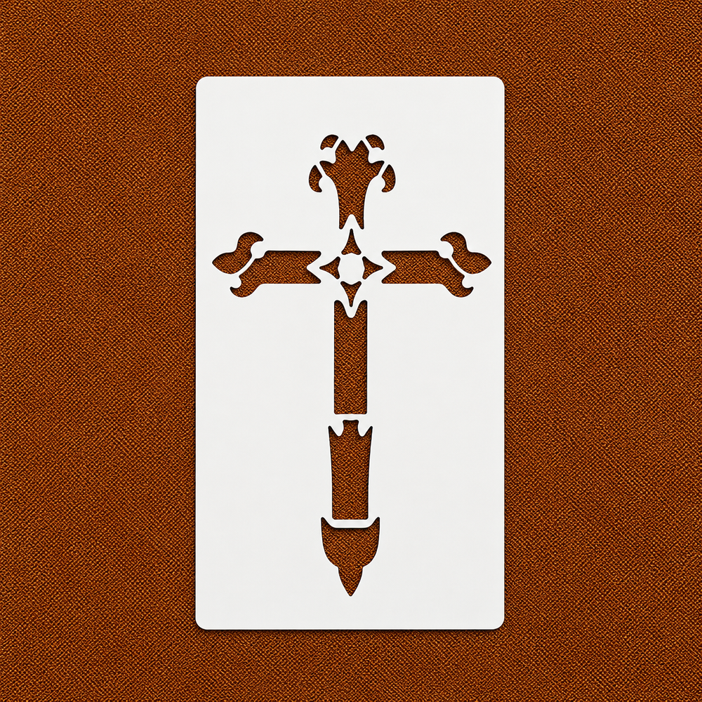Relic Cross Stencil