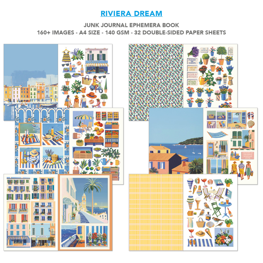 Riviera Dream Ephemera Book