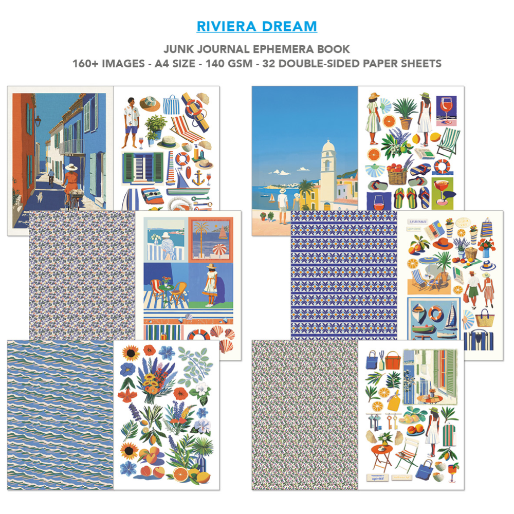 Riviera Dream Ephemera Book
