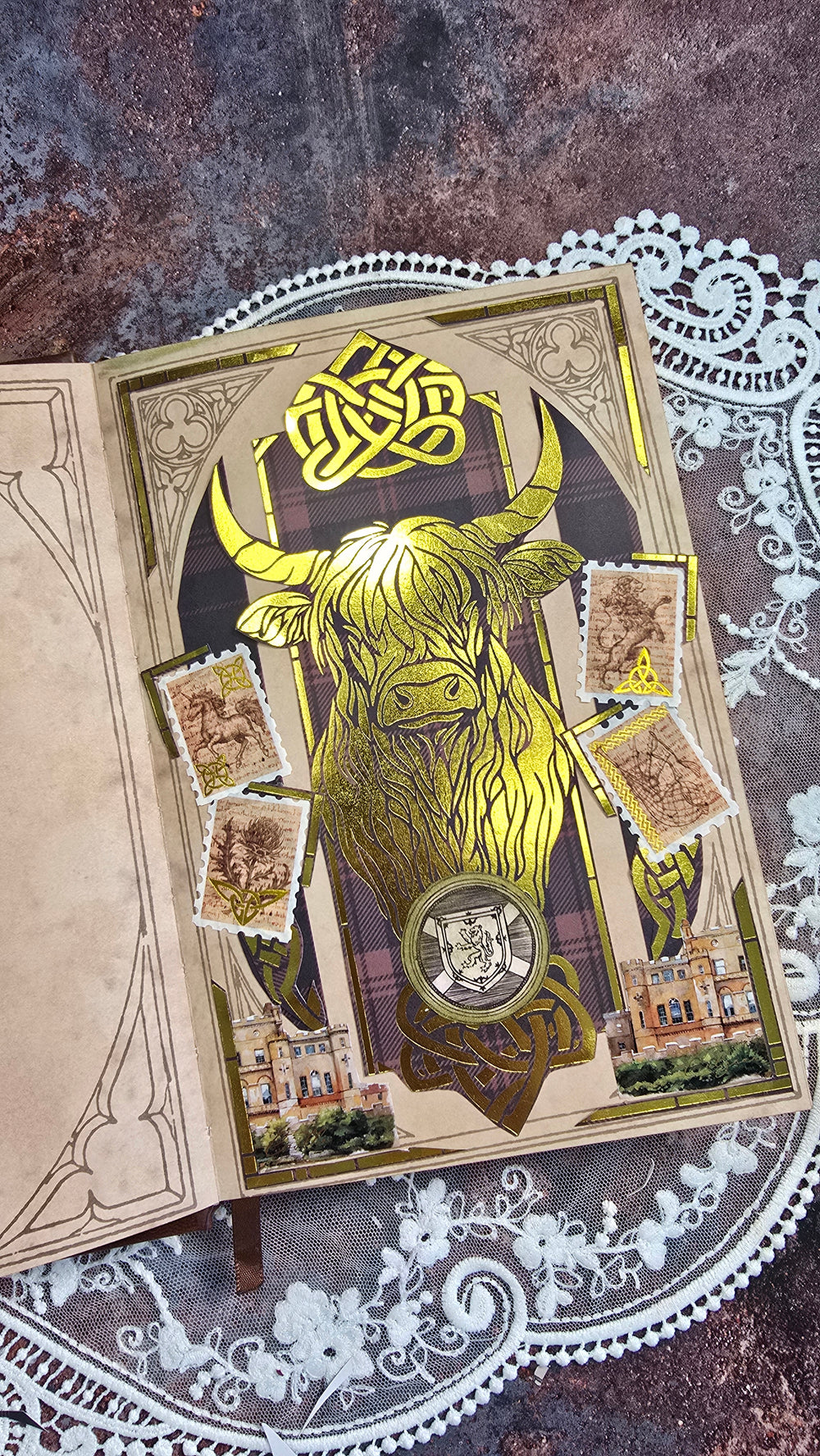 Tartan Foil Paper Set